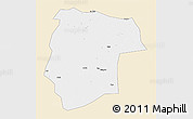 Classic Style 3D Map of Mogogh, single color outside