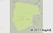 Physical 3D Map of Mogogh, semi-desaturated
