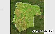 Satellite 3D Map of Mogogh, darken