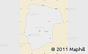 Classic Style Map of Mogogh, single color outside