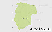 Physical Map of Mogogh, cropped outside