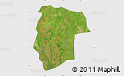 Satellite Map of Mogogh, cropped outside