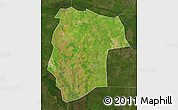 Satellite Map of Mogogh, darken