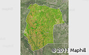 Satellite Map of Mogogh, semi-desaturated