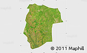 Satellite Map of Mogogh, single color outside