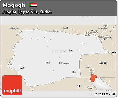 Classic Style Panoramic Map of Mogogh