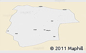 Classic Style Panoramic Map of Mogogh, single color outside