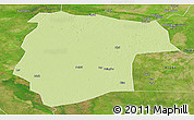 Physical Panoramic Map of Mogogh, satellite outside