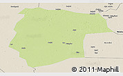 Physical Panoramic Map of Mogogh, shaded relief outside