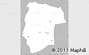 Gray Simple Map of Mogogh, cropped outside