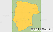 Savanna Style Simple Map of Mogogh, cropped outside