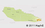 Physical Panoramic Map of Junglei, cropped outside