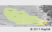 Physical Panoramic Map of Junglei, desaturated