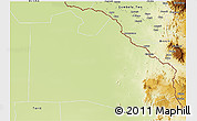 Physical 3D Map of Pibor Post