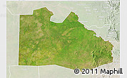 Satellite 3D Map of Pibor Post, lighten