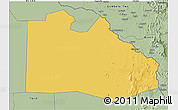 Savanna Style 3D Map of Pibor Post