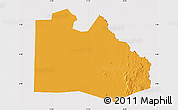 Political Map of Pibor Post, cropped outside