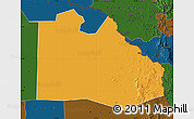 Political Map of Pibor Post, darken