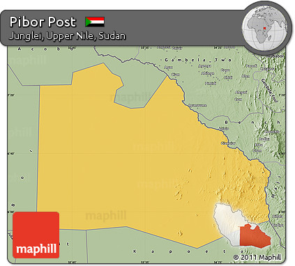 Savanna Style Map of Pibor Post