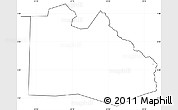 Blank Simple Map of Pibor Post, cropped outside, no labels
