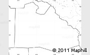 Blank Simple Map of Pibor Post, no labels