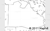 Blank Simple Map of Pibor Post