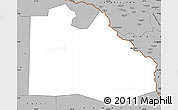 Gray Simple Map of Pibor Post