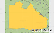 Savanna Style Simple Map of Pibor Post