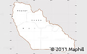 Classic Style Simple Map of Junglei, cropped outside