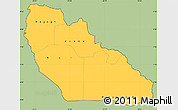 Savanna Style Simple Map of Junglei, cropped outside