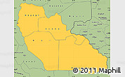 Savanna Style Simple Map of Junglei