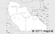 Silver Style Simple Map of Junglei