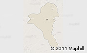 Shaded Relief 3D Map of Bentiu, lighten