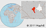 Gray Location Map of Bentiu, highlighted parent region
