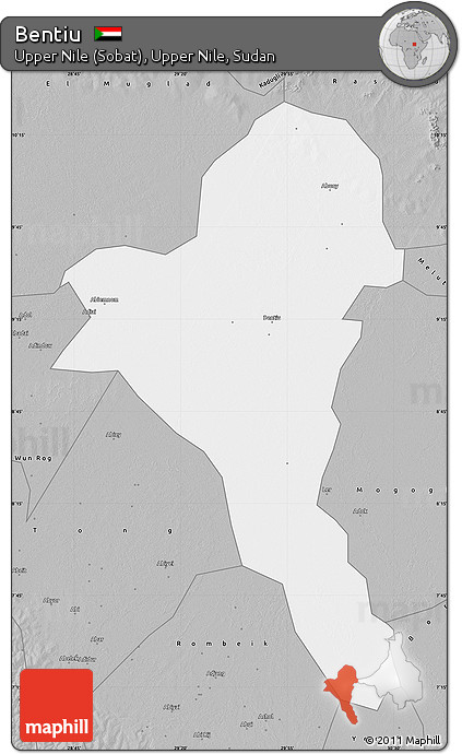Gray Map of Bentiu