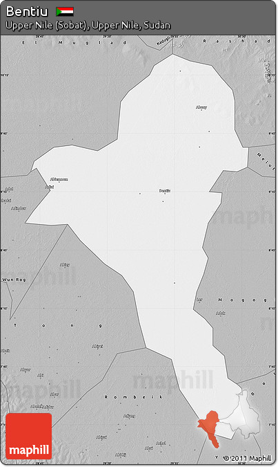 Gray Map of Bentiu