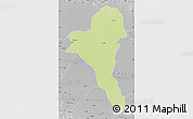 Physical Map of Bentiu, desaturated