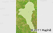 Physical Map of Bentiu, satellite outside
