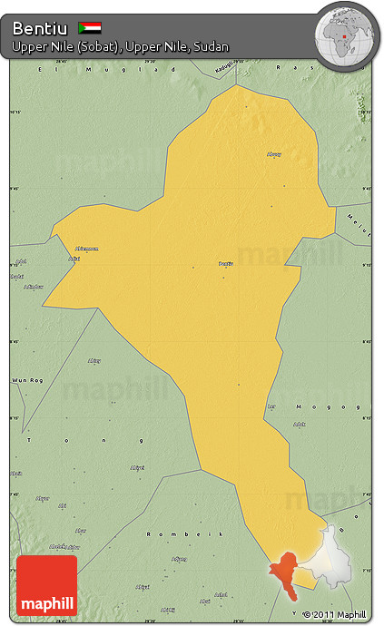 Savanna Style Map of Bentiu