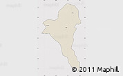 Shaded Relief Map of Bentiu, cropped outside