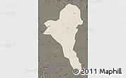 Shaded Relief Map of Bentiu, darken