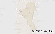 Shaded Relief Map of Bentiu, lighten