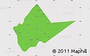 Political Map of Malakal, cropped outside
