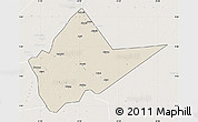 Shaded Relief Map of Malakal, lighten
