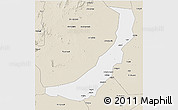 Classic Style 3D Map of Melut