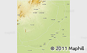 Physical 3D Map of Melut