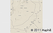 Shaded Relief 3D Map of Melut