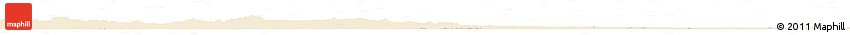 Classic Style Horizon Map of Melut, single color outside