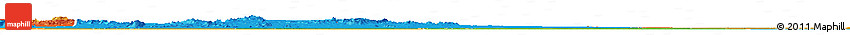 Satellite Horizon Map of Melut, political outside