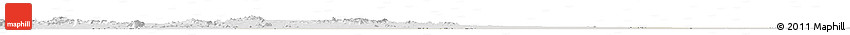 Shaded Relief Horizon Map of Melut, lighten, desaturated